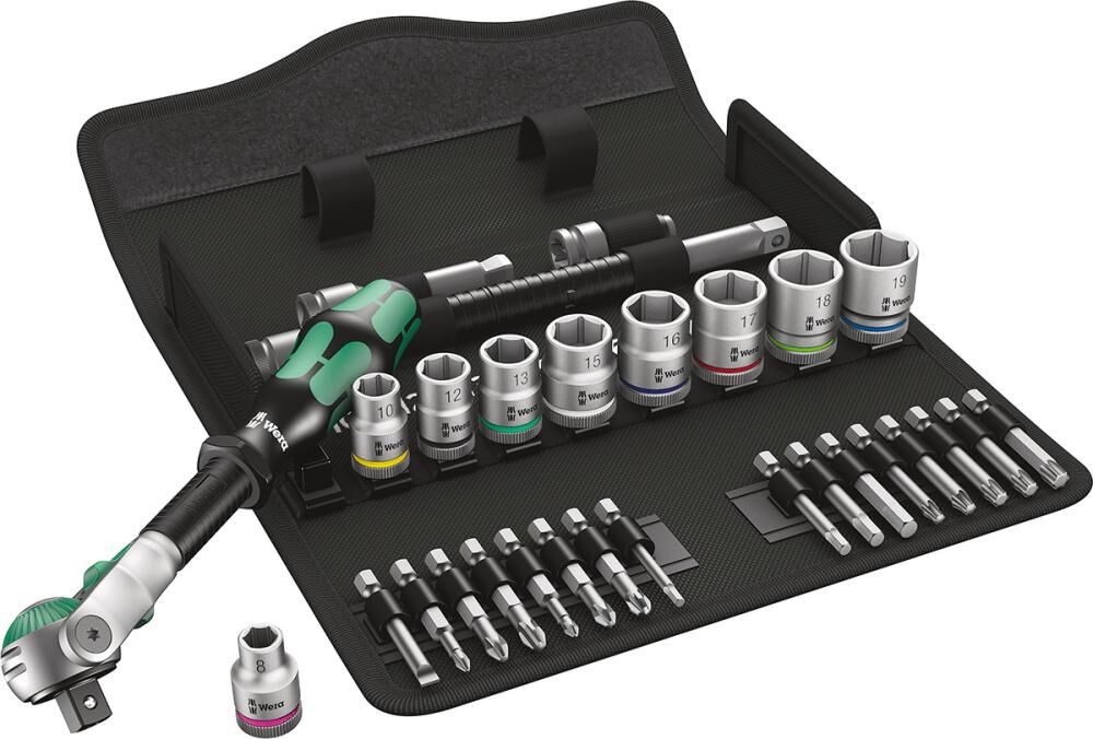 WERA Steckschl.-Grt. 3/8" 29tlg. ZYKLOP speed