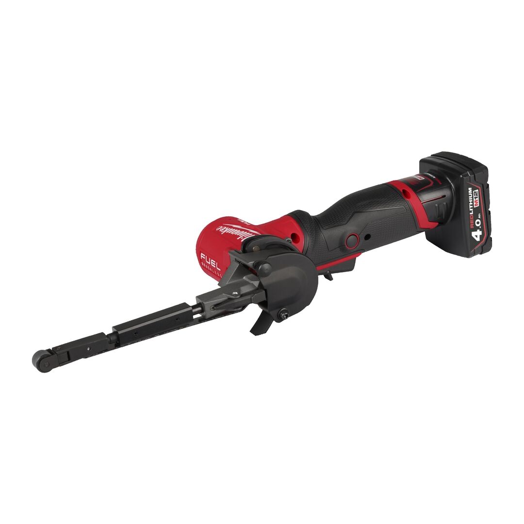 MILWAUKEE Akku-Bandfeile M12 FBFL13-402B 2x12V/4Ah Ladegerät Tasche