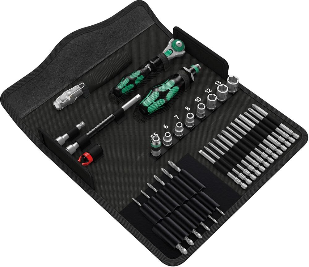 WERA Kraftform Kompakt 39-teilig, M 1 für Metall