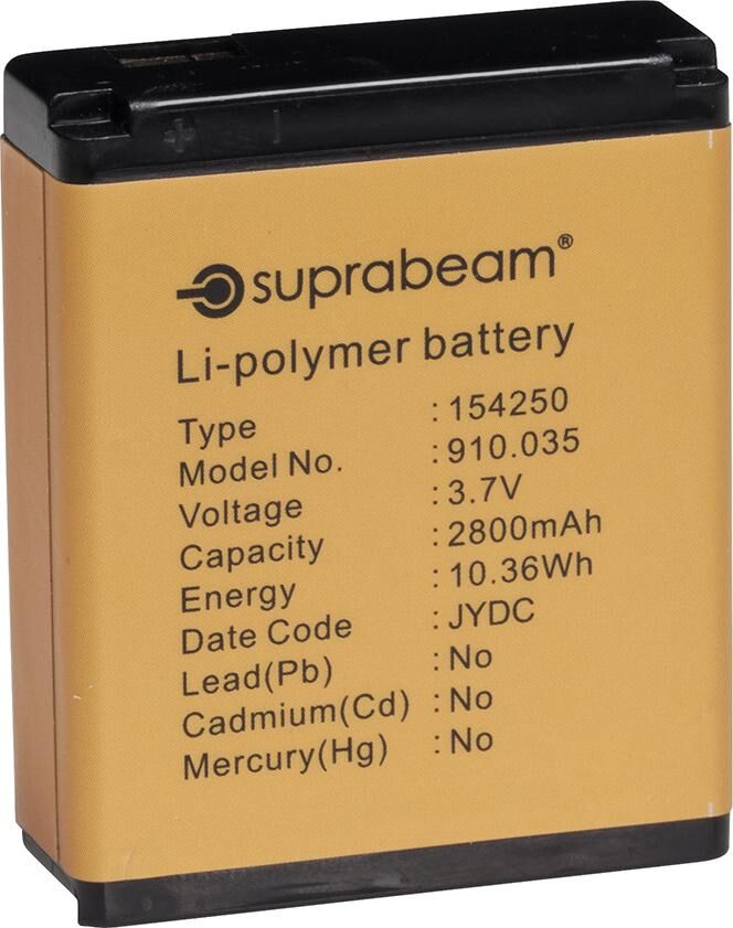 SUPRABEAM Ersatzakku passend zu V3pro/V4pro