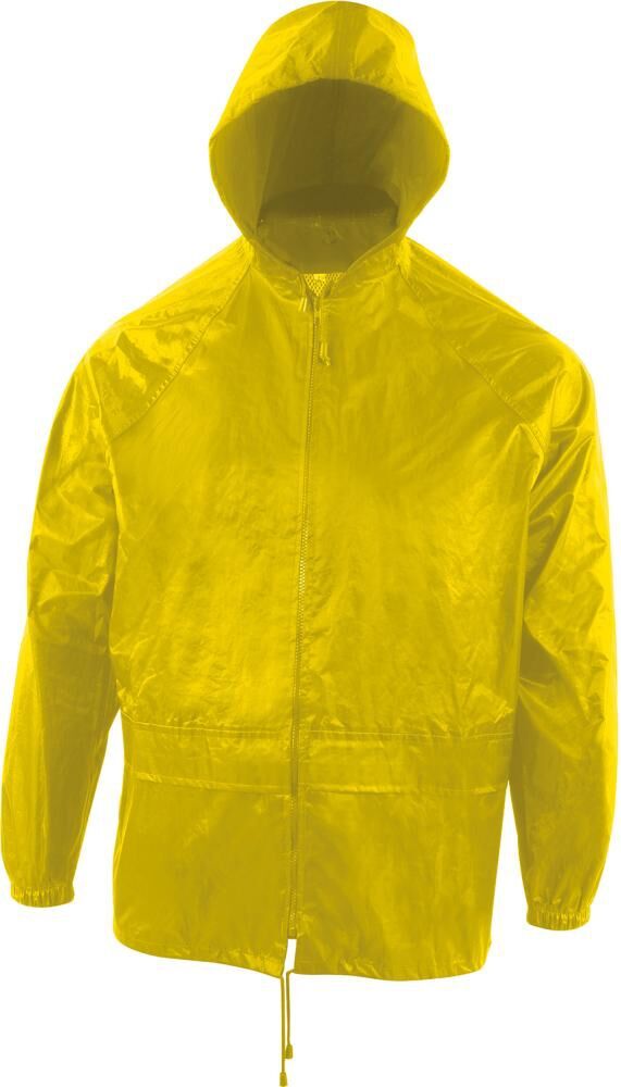 Regenset (Hose/Jacke), Gr. S, gelb