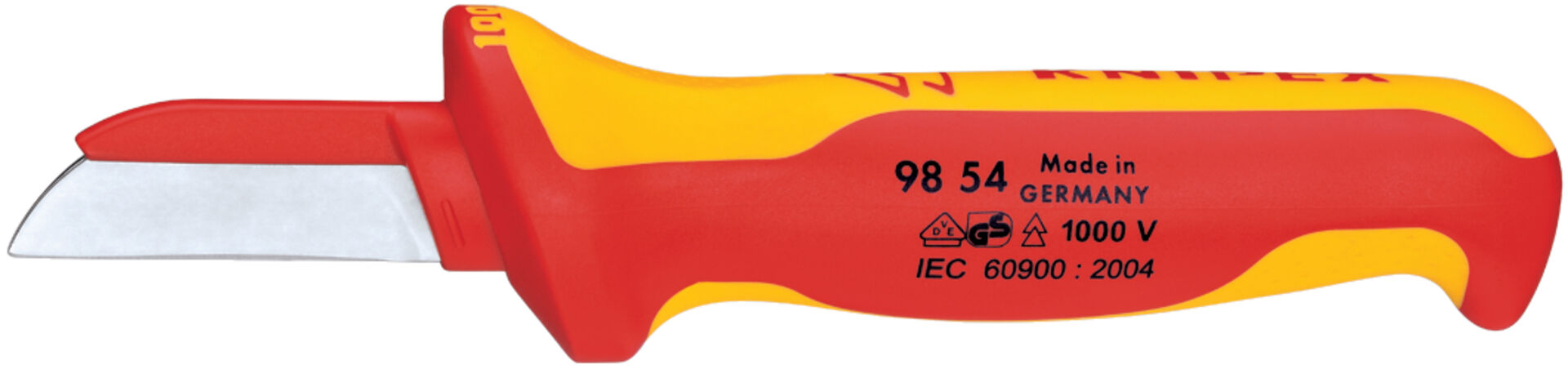 KNIPEX 98 54 Kabelmesser isolierender Mehrkohne-Griff VDE 190mm KNIPEX 98 54 Kabelmesser isolierender Mehrkohne-Griff VDE 190mm