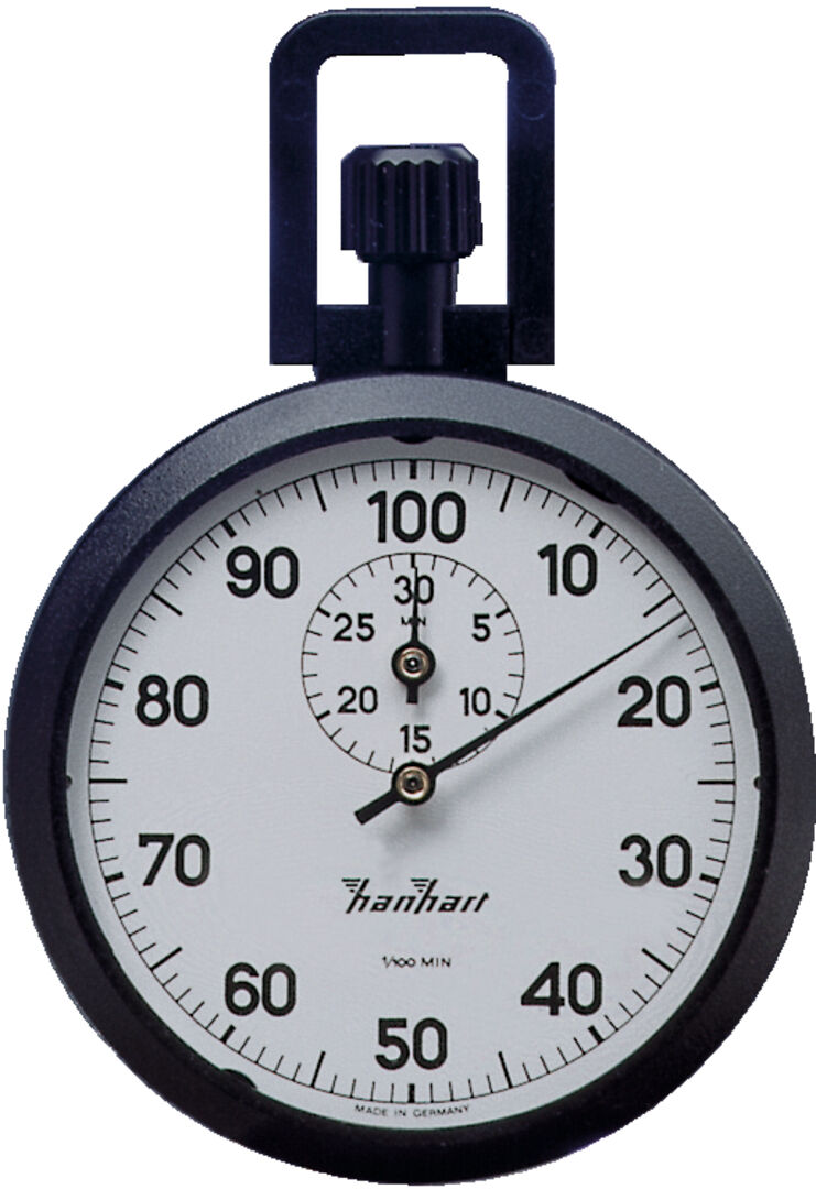 HANHART Präzisions-Kronen-Stoppuhr 1/10 -Sek. 15Min. HANHART Präzisions-Kronen-Stoppuhr 1/10 -Sek. 15Min.