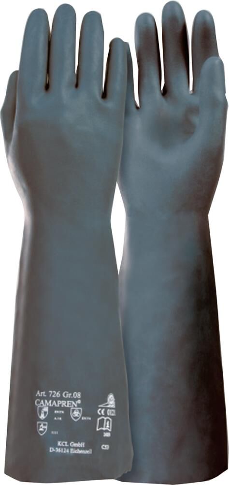 KCL Chemikalien-Handschuh Camapren 726 schwarz Kat. III Größe 10 KCL Chemikalien-Handschuh Camapren 726 schwarz Kat. III Größe 10