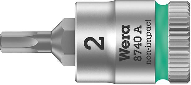 WERA Schraubendreher-Einsatz 1/4" 2 x 28mm i6-kant Haltefunktion