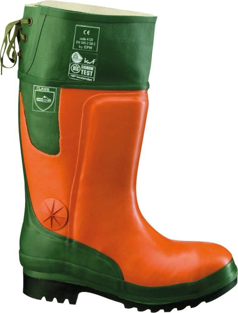 Waldarbeiter-Gummistiefel SBE mit Schnittschutz, Gr. 40 Waldarbeiter-Gummistiefel SBE mit Schnittschutz, Gr. 40