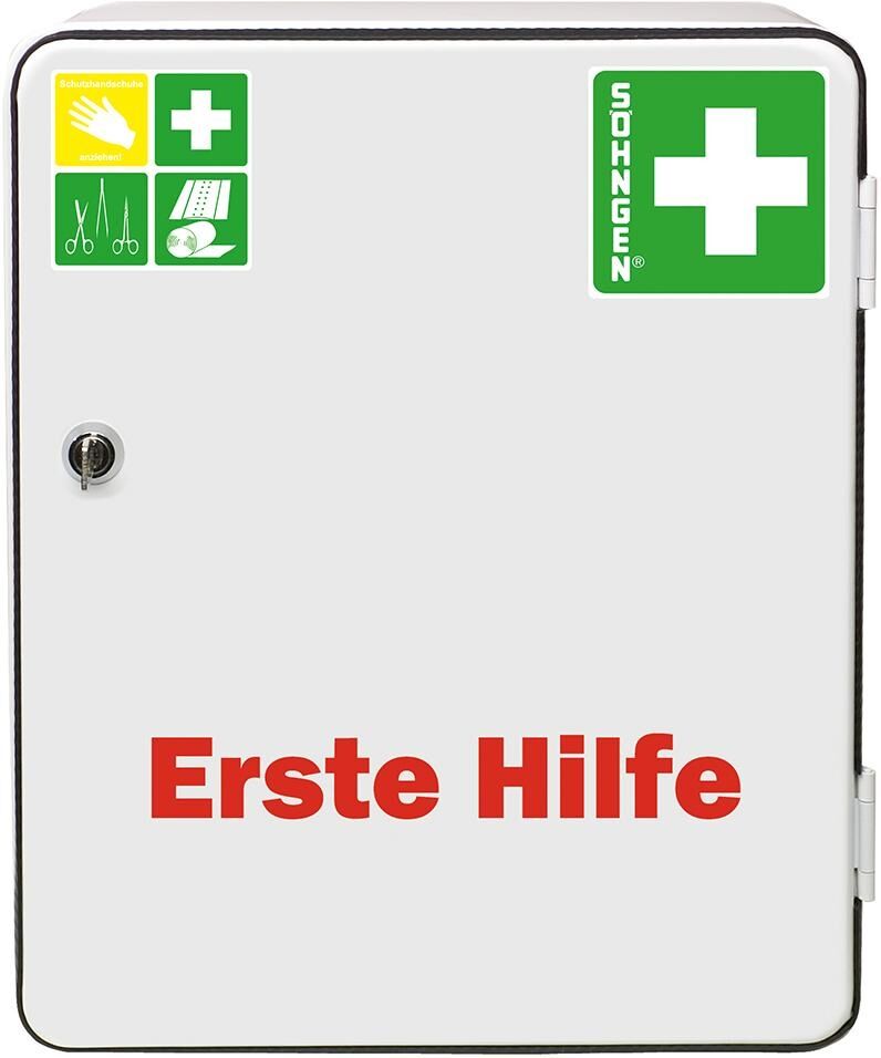 SÖHNGEN Verbandschrank Heidelberg mit Füllung DIN 13157 weiss SÖHNGEN Verbandschrank Heidelberg mit Füllung DIN 13157 weiss