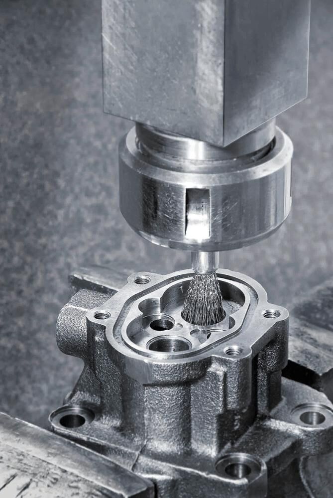 LESSMANN Pinselbürste Edelstahl gewellt 17x22/65x0,3mm LESSMANN Pinselbürste Edelstahl gewellt 17x22/65x0,3mm