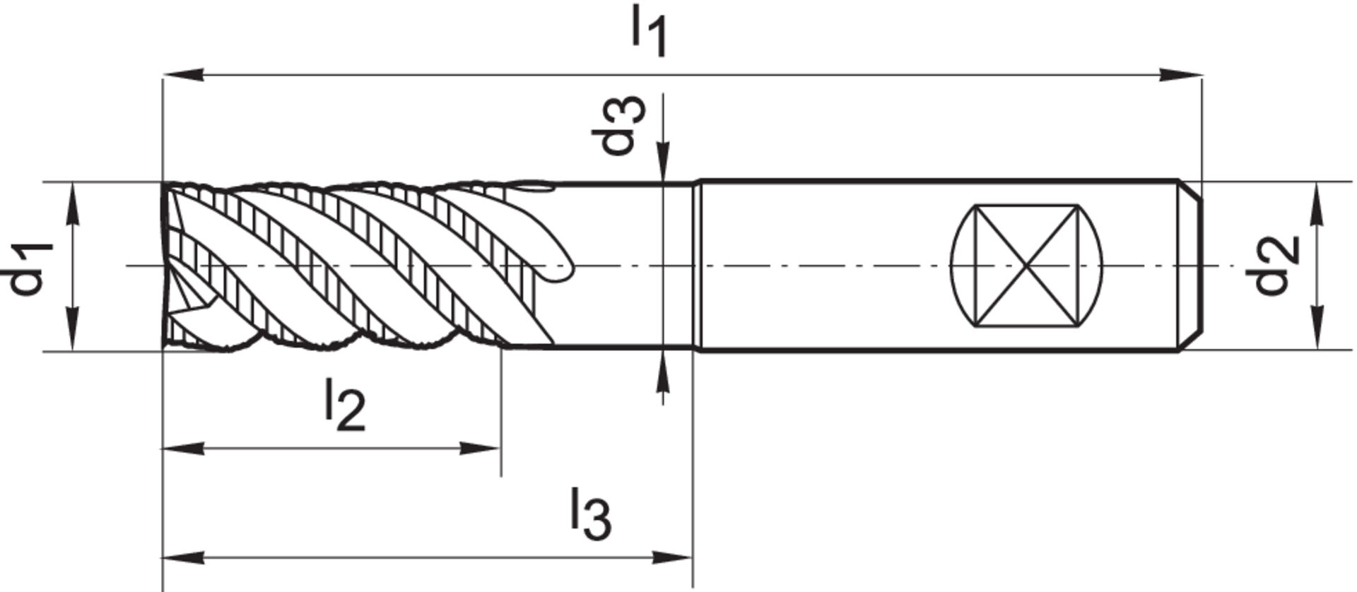 FORMAT Schruppfräser WN VHM TiALN 6,0mm HB Z 4 HR FORMAT Schruppfräser WN VHM TiALN 6,0mm HB Z 4 HR