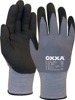Montagehandschuh OXXA X-Pro-Flex NFT, schwarz, Gr.10, 1.51.290.10
