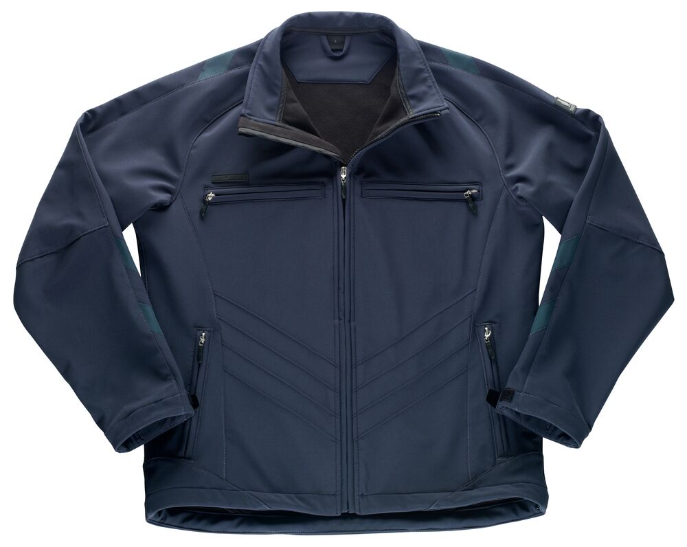 MASCOT Unique Softshell-Jacke Dresden Gr. L schwarzblau 12102-149