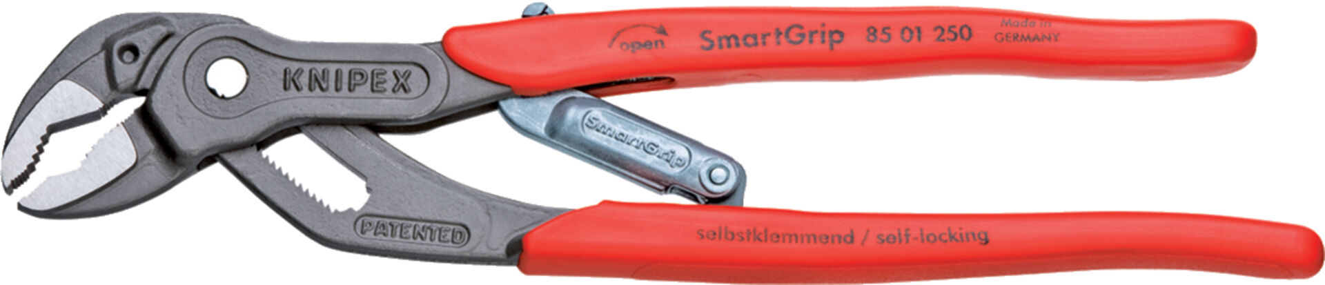 KNIPEX 85 01 250 SmartGrip Wasserpumpenzange automit Einst. 250mm KNIPEX 85 01 250 SmartGrip Wasserpumpenzange automit Einst. 250mm