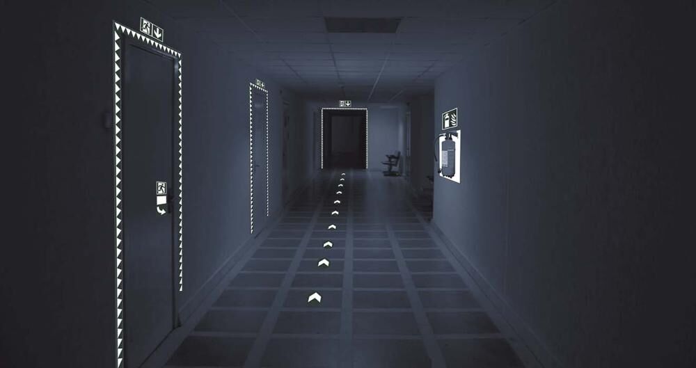 Rettungsz. 300x150mm Alu., Rett.weg rechts Rettungsz. 300x150mm Alu., Rett.weg rechts