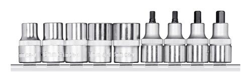 GEDORE RED Schraubendreher-Einsätze 9tlg 1/2" 6-kant 10-19mm Innensechskant 4-8mm GEDORE RED Schraubendreher-Einsätze 9tlg 1/2" 6-kant 10-19mm Innensechskant 4-8mm