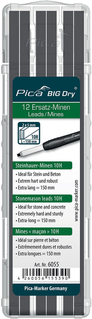 Ersatzminenset Steinhauer Minen Graphit 10H    Pica