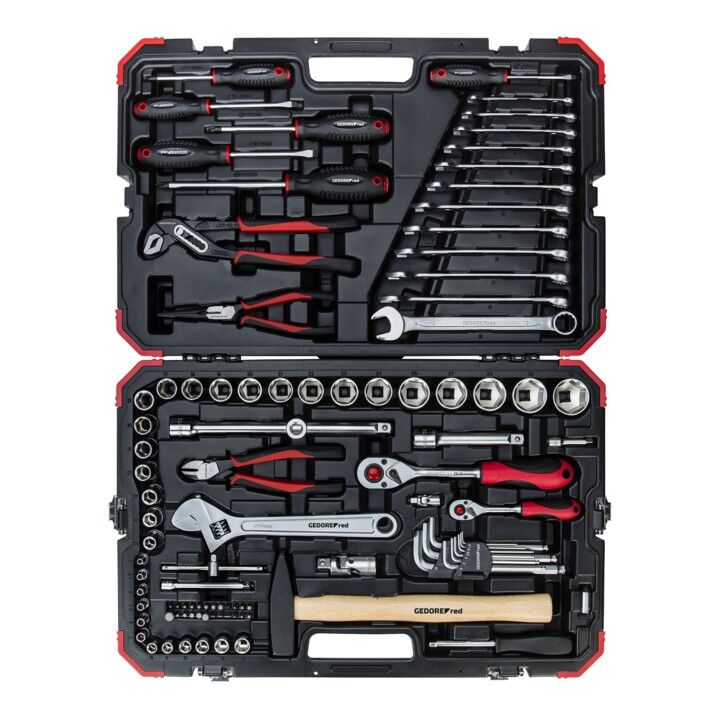 GEDORE RED Steckschl.Satz 1/4+1/2 10-32mm 100tlg, R46003100, 3300063