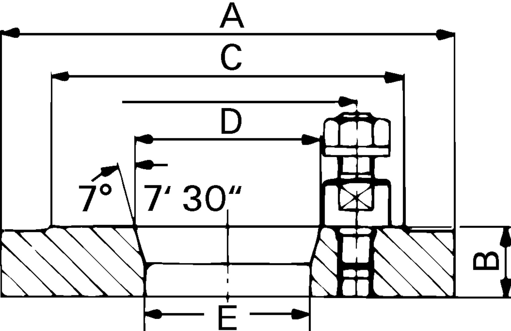 RÖHM Gussflansch DIN55029 KK6 315mm