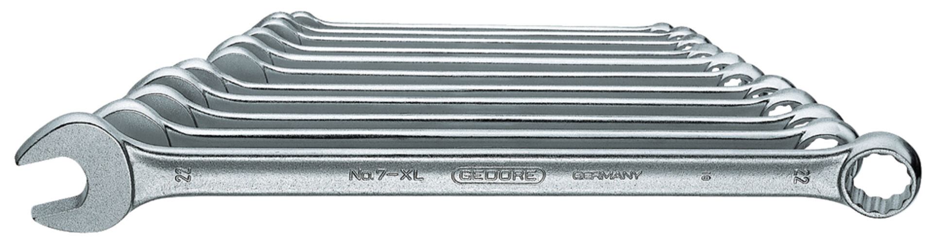 GEDORE Ring-Maulschlüssel-Set extra lang 12tlg 10-32mm 7 XL -012 6095950 GEDORE Ring-Maulschlüssel-Set extra lang 12tlg 10-32mm 7 XL -012 6095950