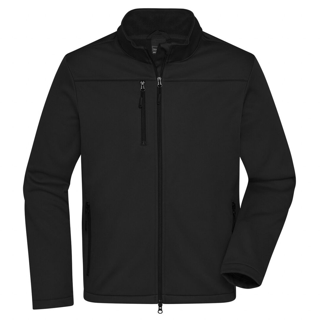 JN Men's Softshell Jacket JN1172 black Gr. 3XL