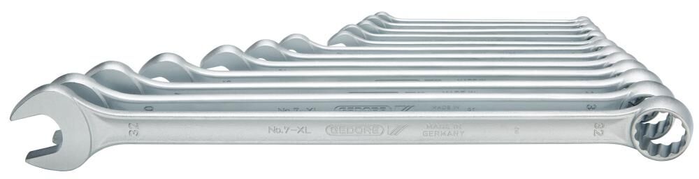 GEDORE Ring-Maulschlüssel-Set extra lang 12tlg 10-32mm 7 XL -012 6095950 GEDORE Ring-Maulschlüssel-Set extra lang 12tlg 10-32mm 7 XL -012 6095950