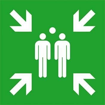 Sicherheitsschild Fol Sammelstelle 400x400 Sicherheitsschild Fol Sammelstelle 400x400