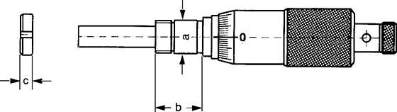FORMAT Einbaumessschraube 0-6,5mm, 0,01mm