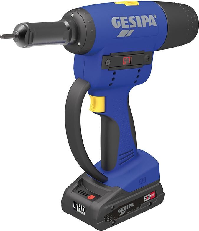 GESIPA Akku-Blindnietmuttergerät FireBird Pro Gold LBOXX 1x18V Akku 2,0Ah