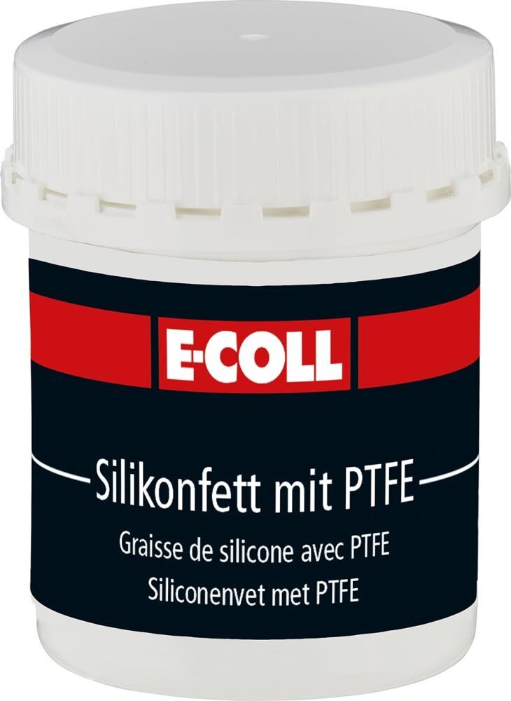 E-COLL Silikonfett mit PTFE 80g Dose E-COLL Silikonfett mit PTFE 80g Dose