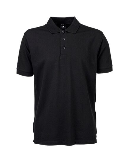TEE JAYS Mens Stretch Deluxe Polo-Shirt 95%BW/5%Elastan TJ1405 fb. black Gr. XL
