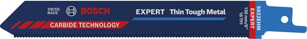 BOSCH Säbelsägeblatt Expert 10St. Thin Tough Metal S 922 EHM