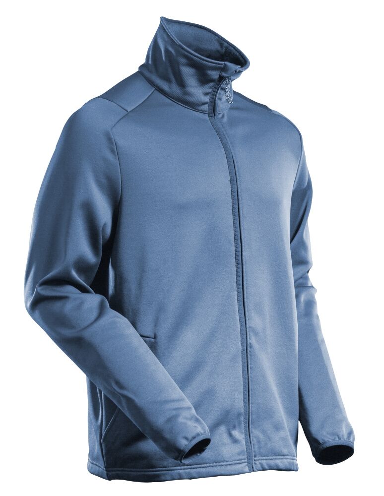 MASCOT Customized Fleece-Pullover Gr. L steinblau mit RV 22585-608 MASCOT Customized Fleece-Pullover Gr. L steinblau mit RV 22585-608
