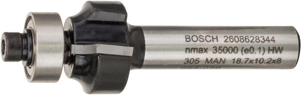 BOSCH Abrundfräser Standard for Wood 8mm R1 3mm BOSCH Abrundfräser Standard for Wood 8mm R1 3mm