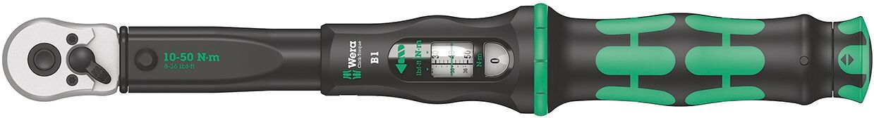 WERA Drehmomentschlüssel Click-Torque B1, 10-50 Nm, 3/8"