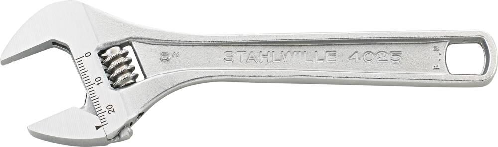 STAHLWILLE Rollgabelschlüssel 6" 161mm verchromt DIN 3117 B