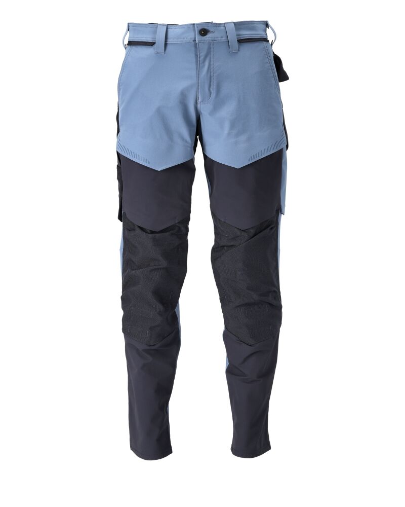 MASCOT Customized Bundhose Stretch Gr. 82C52 steinblau/schwarzbl 22379-311