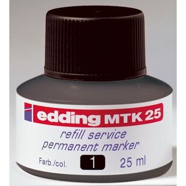 edding Nachfülltusche MTK 25 4-MTK25001 25ml schwarz