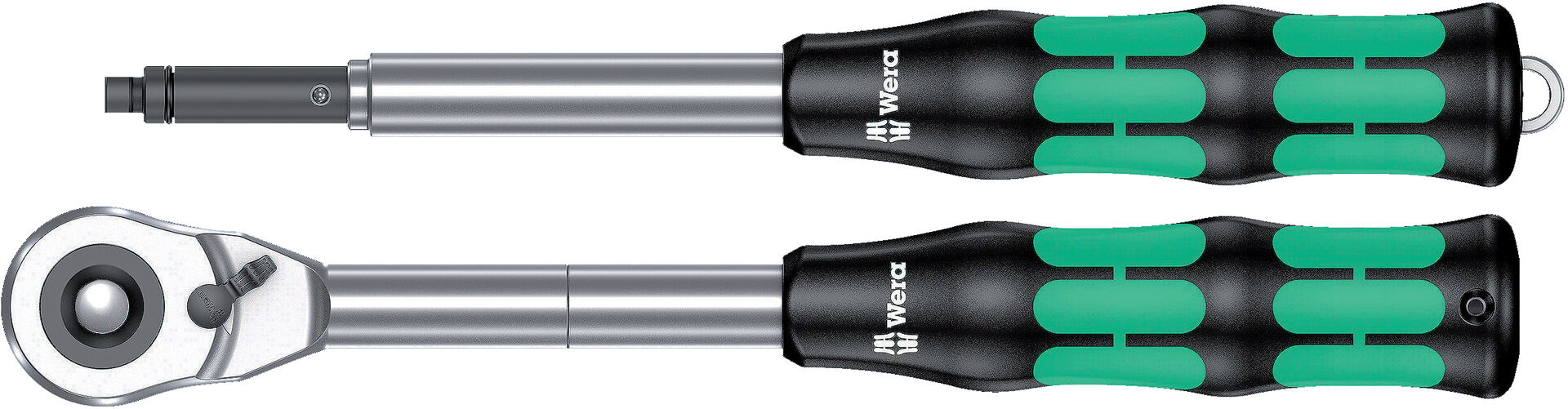WERA Umschaltknarren-Set 1/2" 2tlg. ZYKLOP Hybrid