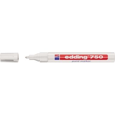 edding Lackmarker 750 4-750049 2-4mm Rundspitze permanent weiß edding Lackmarker 750 4-750049 2-4mm Rundspitze permanent weiß