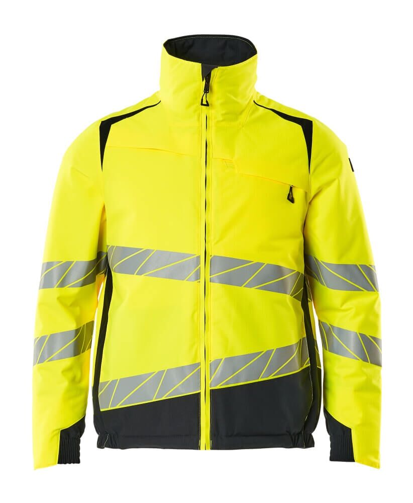 MASCOT Accel Safe Winter-Jacke Climasc. Gr. L hi-vis glb/schwarzbl 19435-231