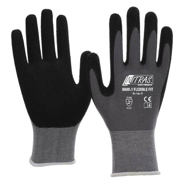 NITRAS Montage-Handschuh FLEXIBLE FIT Gr. 12 Spezial-Stretch EN388 4121 NITRAS Montage-Handschuh FLEXIBLE FIT Gr. 12 Spezial-Stretch EN388 4121