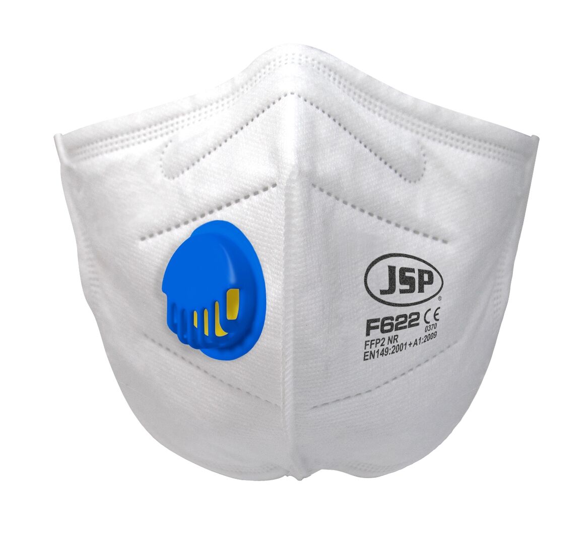 JSP Atemschutzmaske F622-FFP2V NR Vertical mit Ventil JSP Atemschutzmaske F622-FFP2V NR Vertical mit Ventil