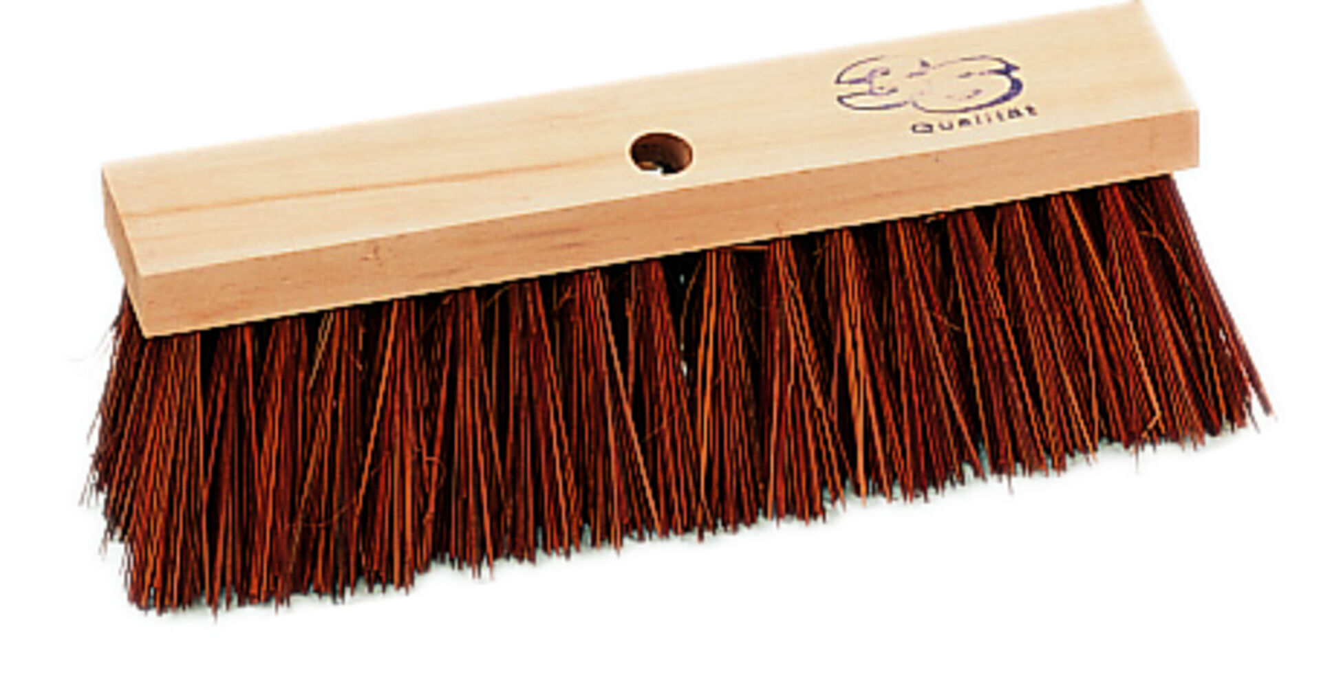 Strassenbesen Piassava 6/18 Reihig, 40 cm, braun Strassenbesen Piassava 6/18 Reihig, 40 cm, braun