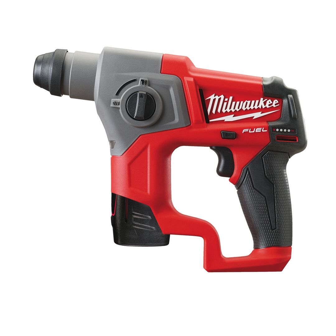 MILWAUKEE Akku-Bohrhammer M12 CH-602X 2x18V/6,0 Ah, Ladegerät, HD Box
