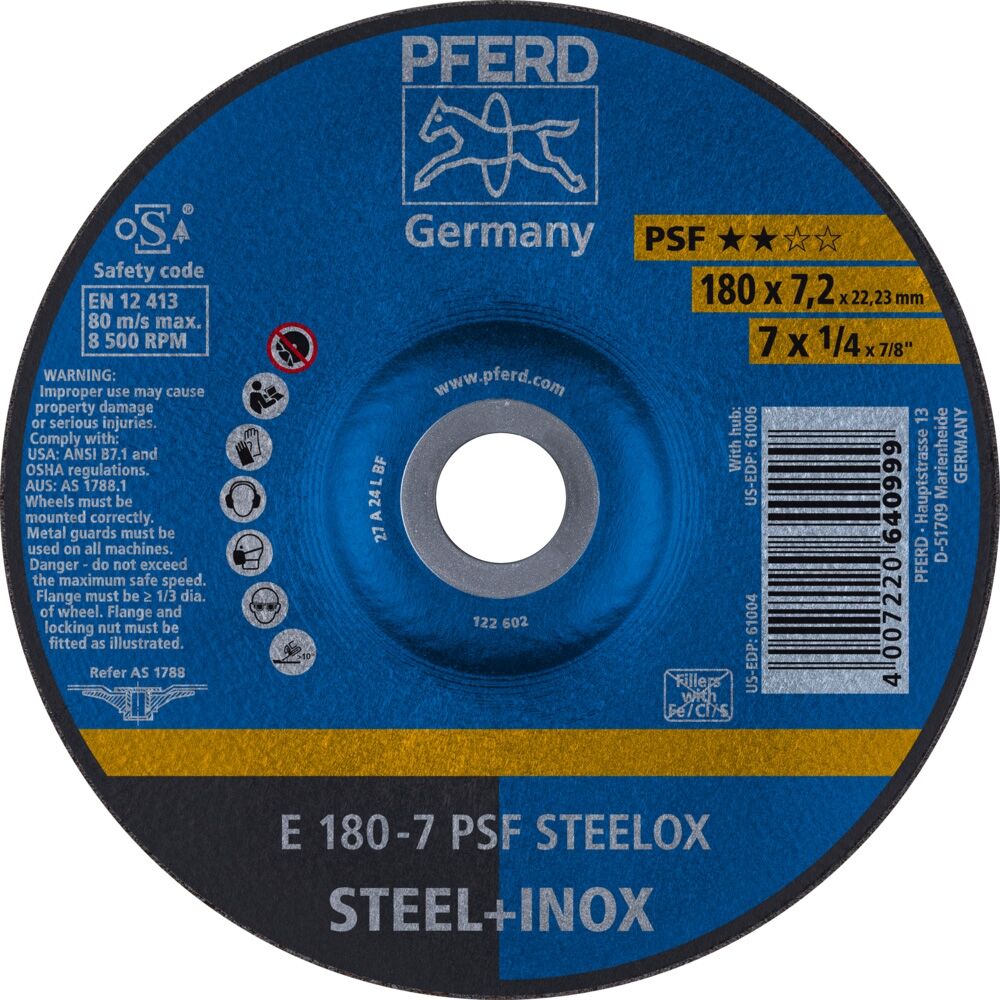 PFERD Schruppscheiben E 178-7 A 24 L PSF