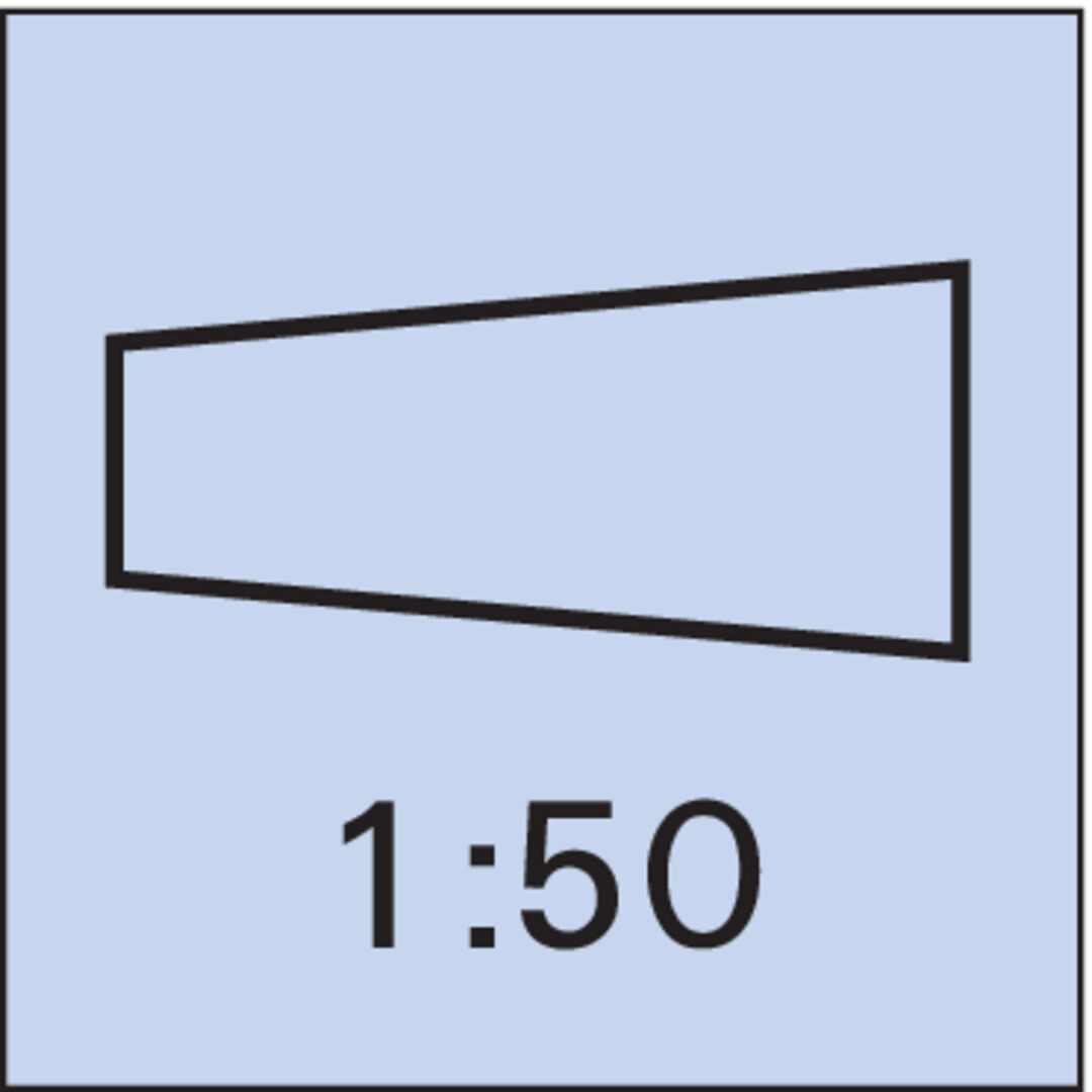 FORMAT Kegelhandreibahle DIN9 HSS 5,0 mm