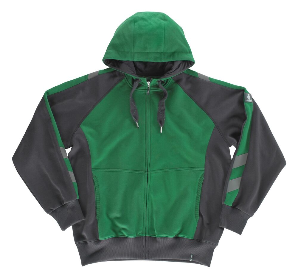 MASCOT Unique Sweat-Shirt Wiesbaden Gr. 4XL grün/schwarz Kap. 50566-963 MASCOT Unique Sweat-Shirt Wiesbaden Gr. 4XL grün/schwarz Kap. 50566-963