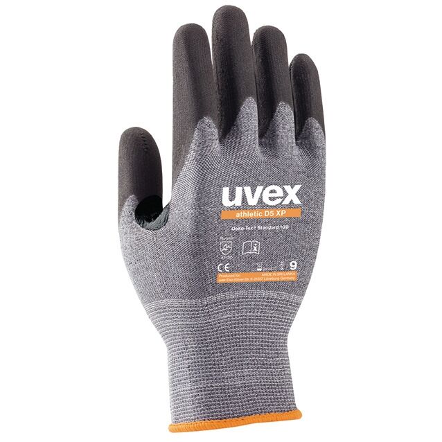 UVEX Schnittsch.-Handschuh athletic D5XP Gr. 10 Nitrilschaum gr/schw 6003.0 UVEX Schnittsch.-Handschuh athletic D5XP Gr. 10 Nitrilschaum gr/schw 6003.0