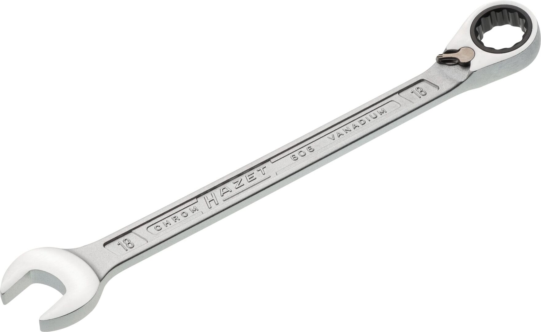 HAZET Knarren-Ring-Maulschlüssel 606 18 mm