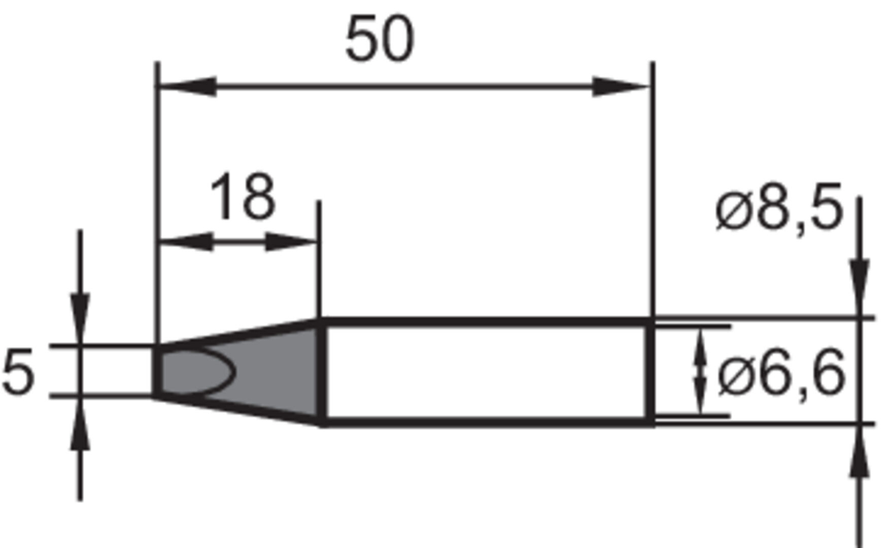 ERSA Lötspitze Ersatz Meissel 5,0mm SB ERSA Lötspitze Ersatz Meissel 5,0mm SB
