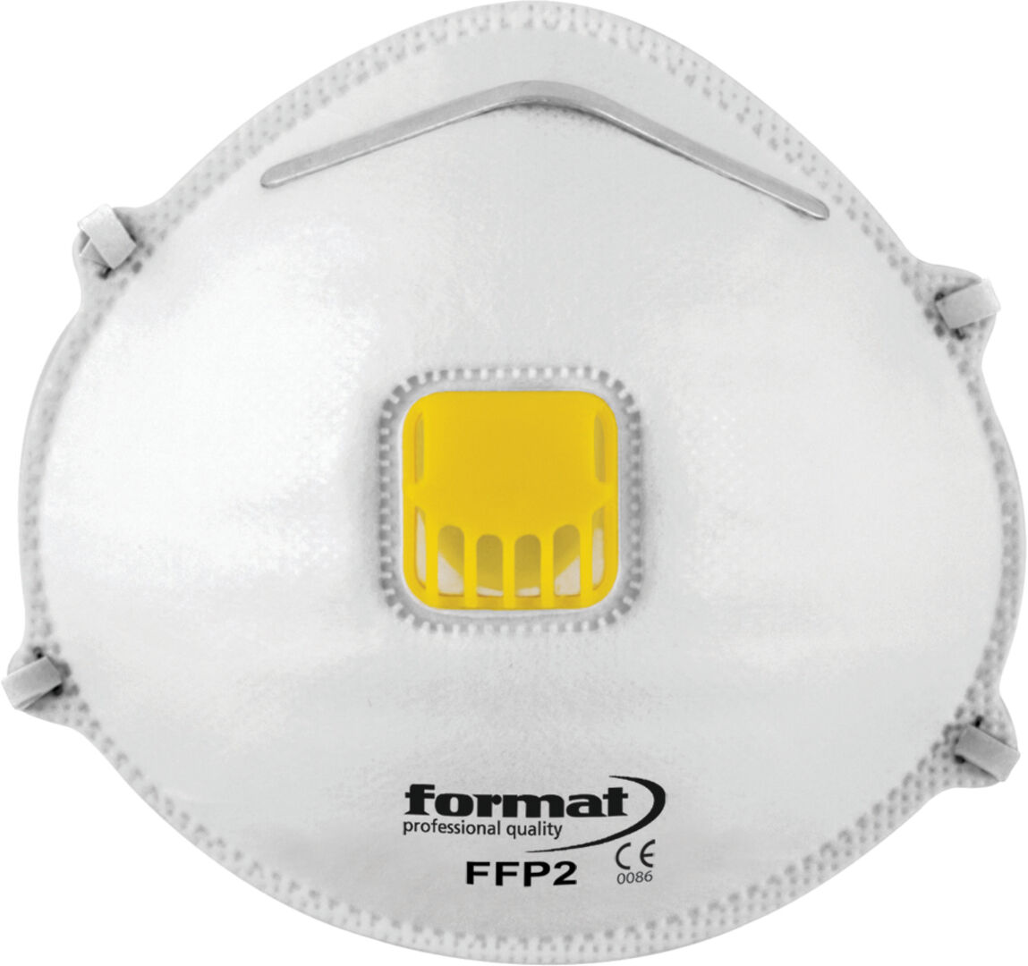 FORMAT Atemschutzkonturmaske mit Ventil FFP2 FORMAT Atemschutzkonturmaske mit Ventil FFP2
